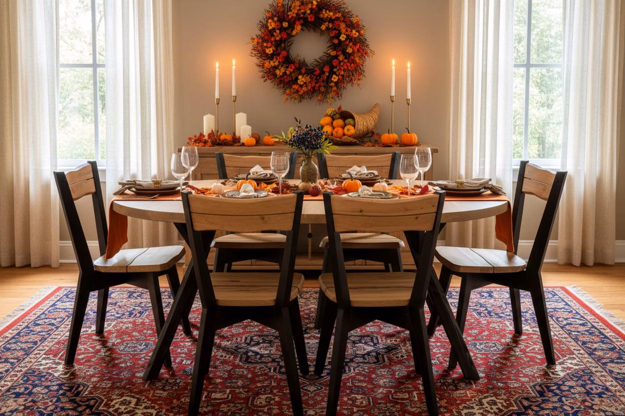 Ümarlaud Lana Ø115 cm + pikendus (mänd) - Image 2