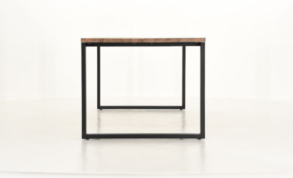 Söögilaud Edna 90x220 cm, metalljalgadega (mänd) - Image 11
