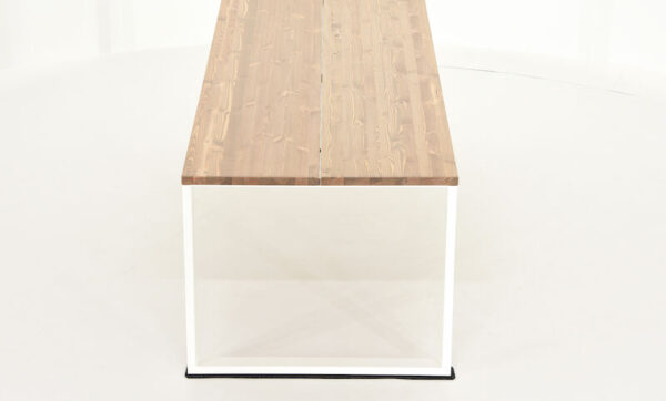Söögilaud Edna 90x220 cm, metalljalgadega (mänd) - Image 18