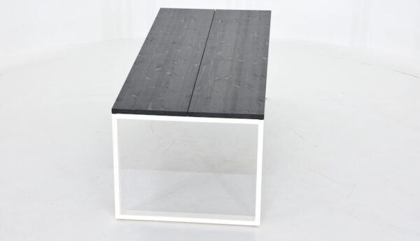 Söögilaud Edna 90x220 cm, metalljalgadega (mänd) - Image 37