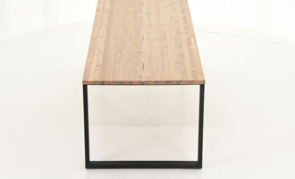 Söögilaud Edna 90x220 cm, metalljalgadega (mänd) - Image 12